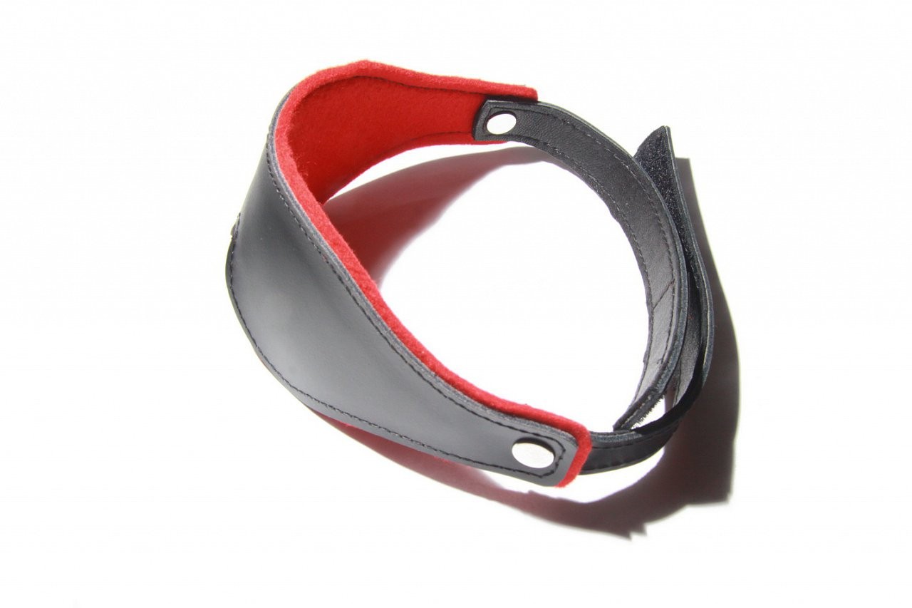 Kožená maska na oči