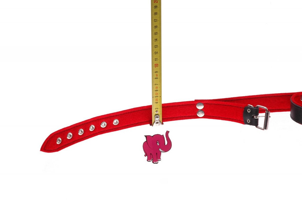 Kožená pouta na ruce a nohy BlackRed