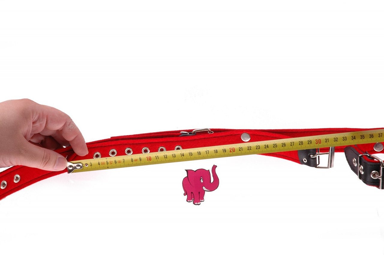 Kožená pouta na ruce a nohy BlackRed