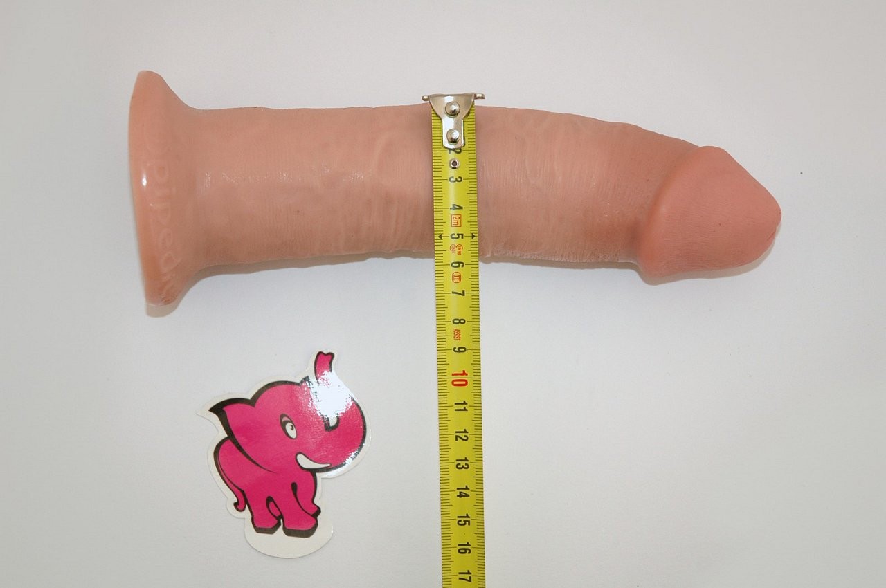 Připínací penis King Cock, měření
