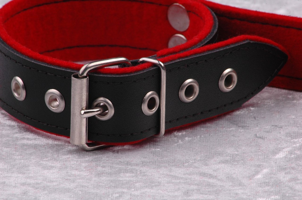 Kožená pouta na ruce a nohy BlackRed