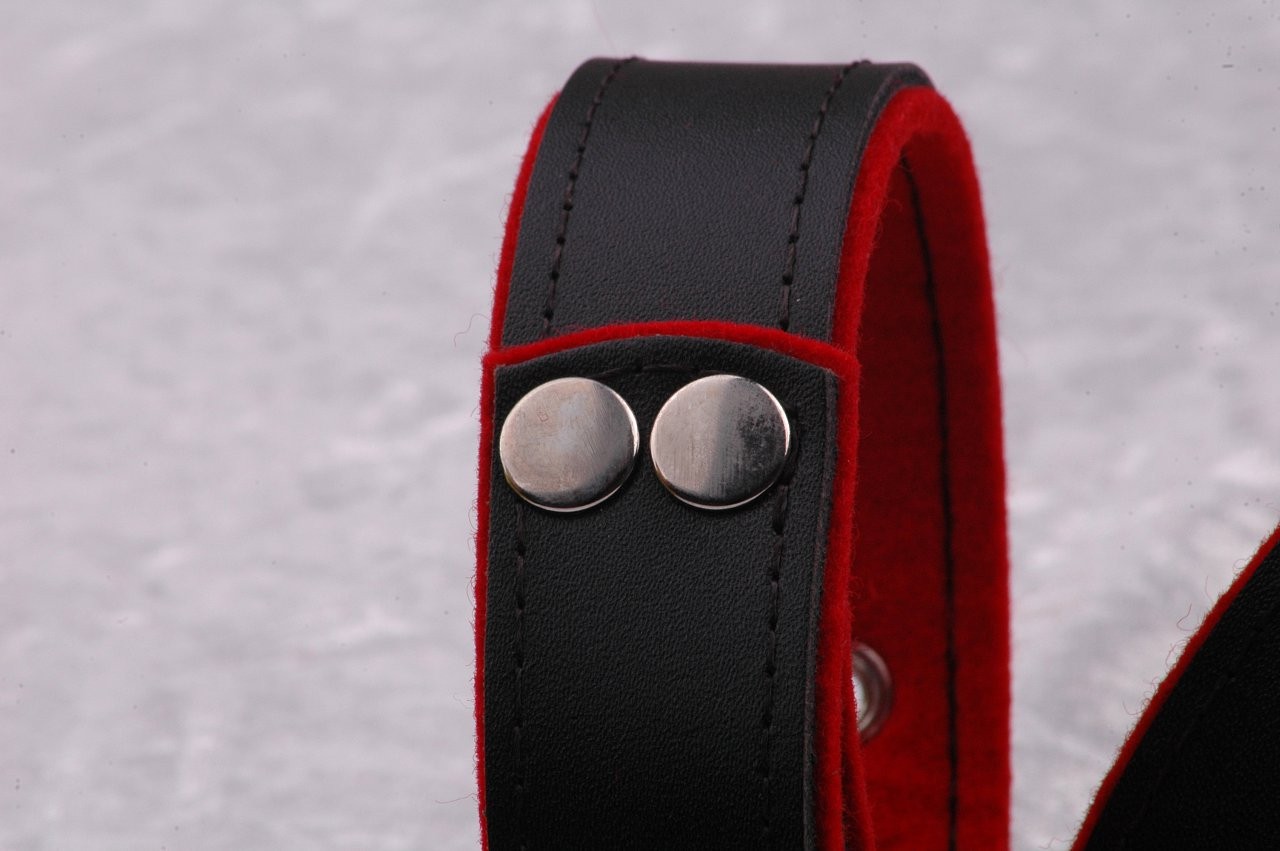 Kožená pouta na ruce a nohy BlackRed