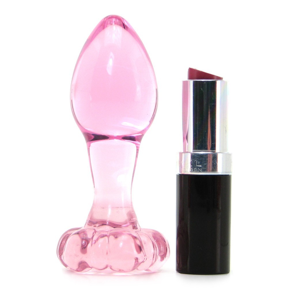 Anální kolík Flower Glass Plug