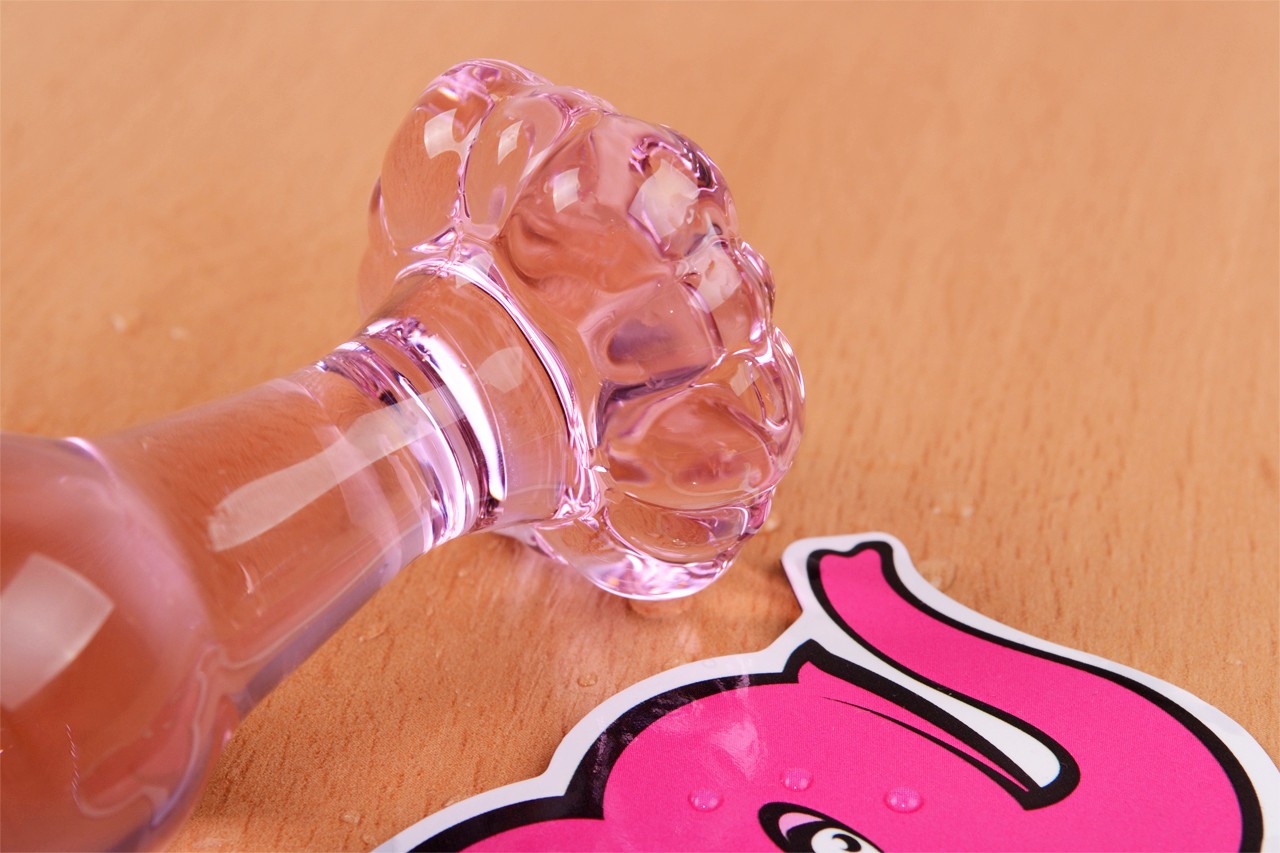 Anální kolík Flower Glass Plug