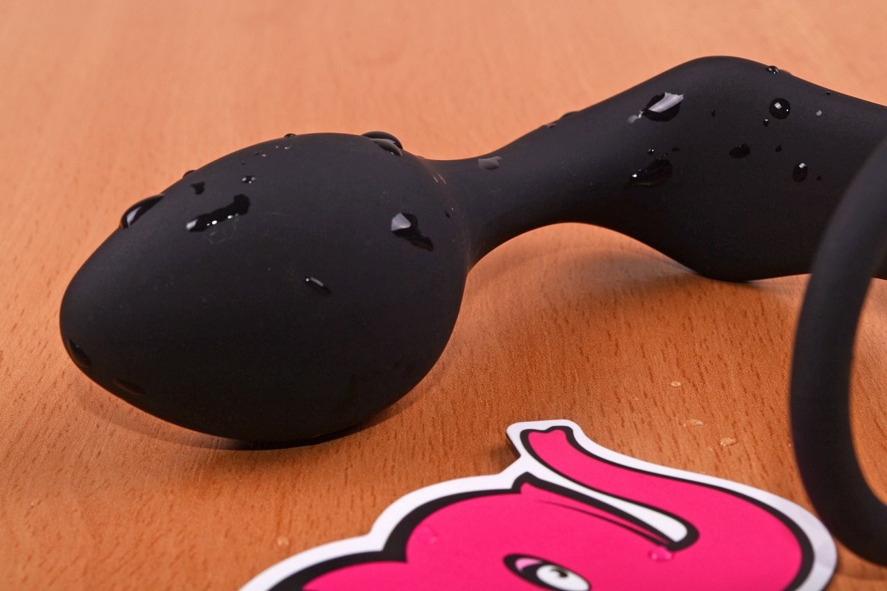 Anální kolík s erekčním kroužkem Ring & Plug