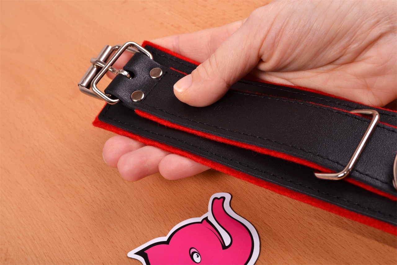 Kožený obojek na krk