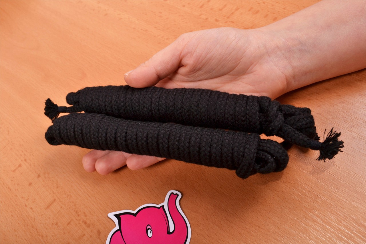 Bondážní lano Soft Touch – focení dvou kratších lan