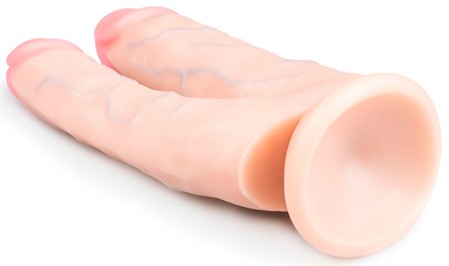 Realistické dildo Double Pleasure (18 cm)