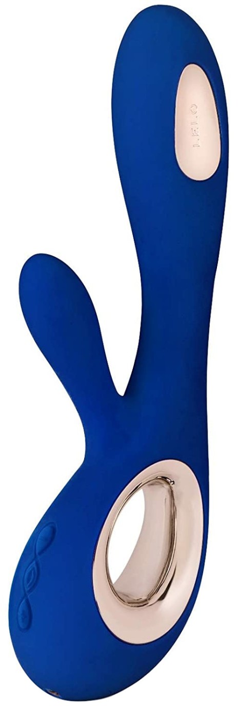 LELO Soraya Wave vibrátor s výběžkem, modrý