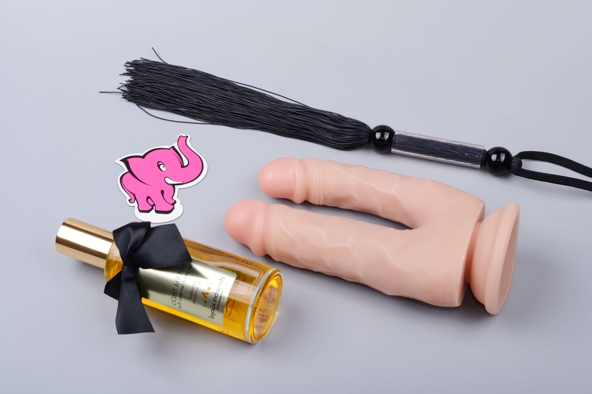 Realistické dildo Double Pleasure (18 cm)