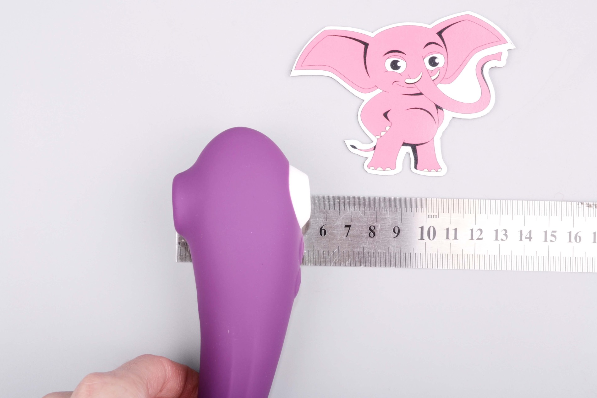 Tlakový vibrátor Birdie Boo, rozměry