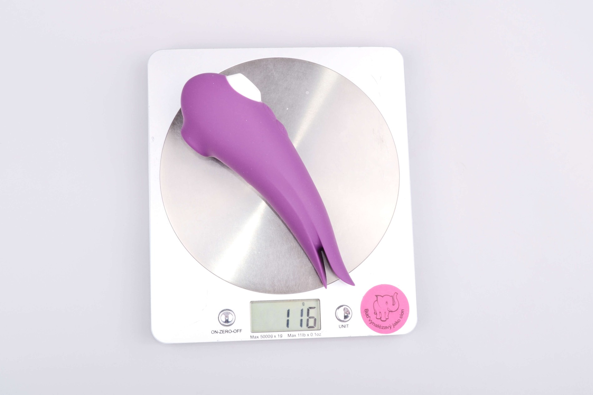 Tlakový vibrátor Birdie Boo, váha