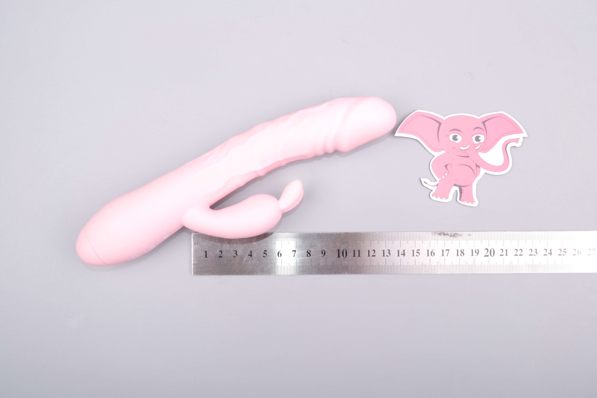 Handsfree pulzátor s výběžkem na klitoris Pulzie Bunny, rozměry