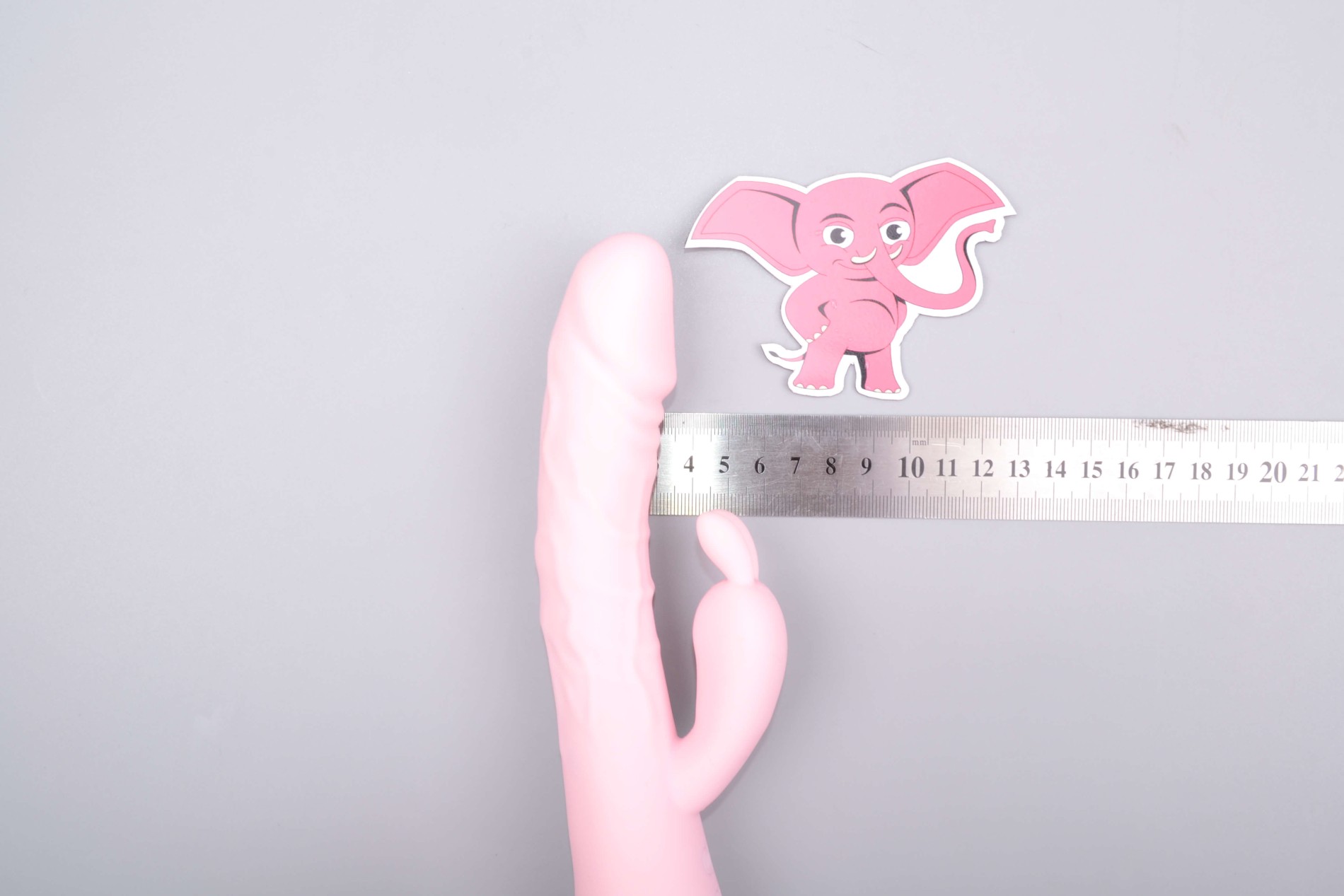 Handsfree pulzátor s výběžkem na klitoris Pulzie Bunny, rozměry