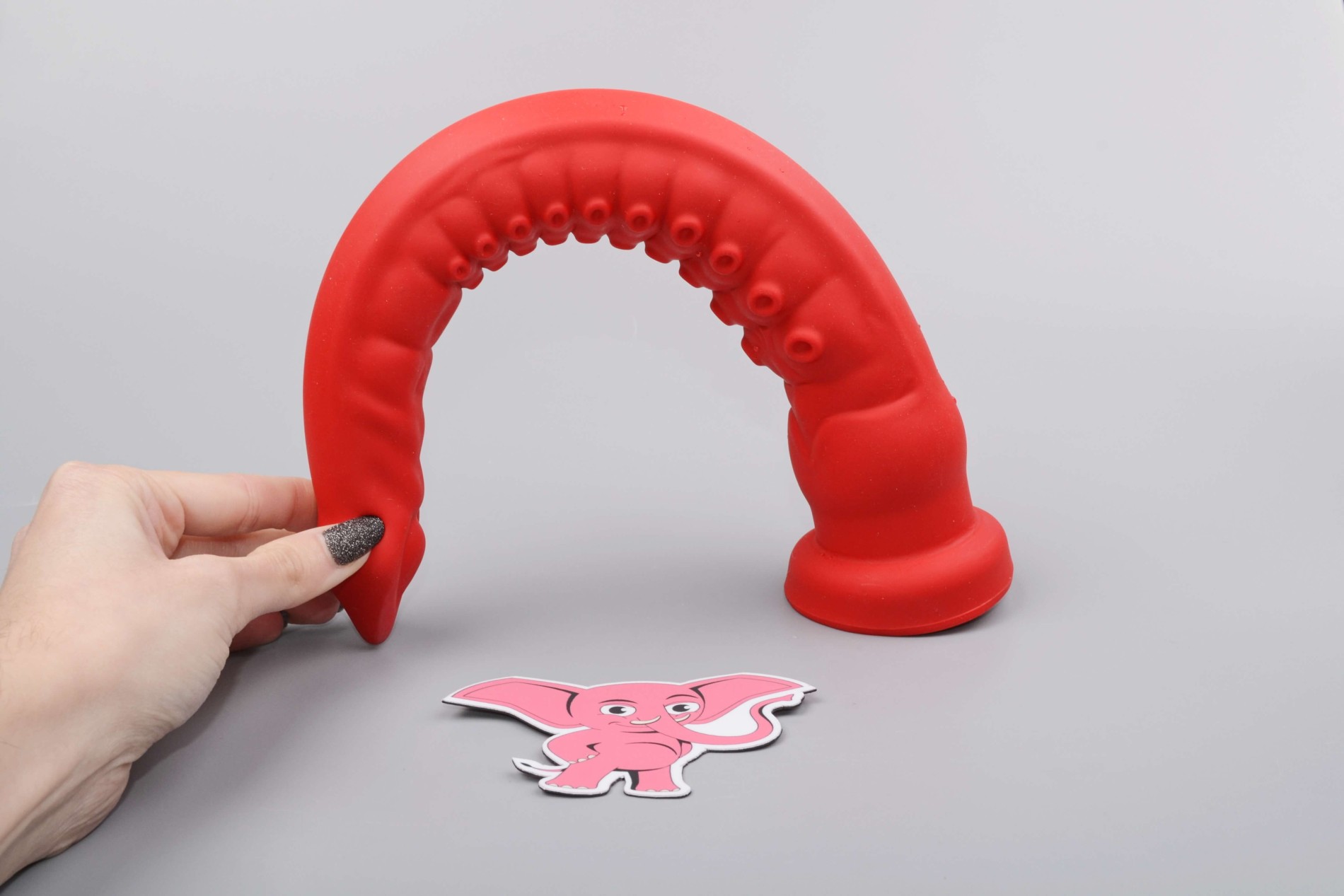 Monster dildo s přísavkou Octopoda (32 cm), ohýbání