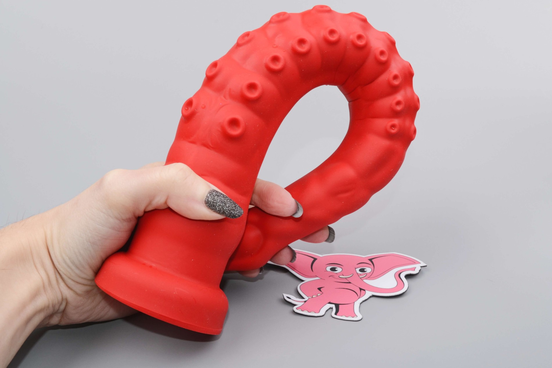 Monster dildo s přísavkou Octopoda (32 cm), ohýbání