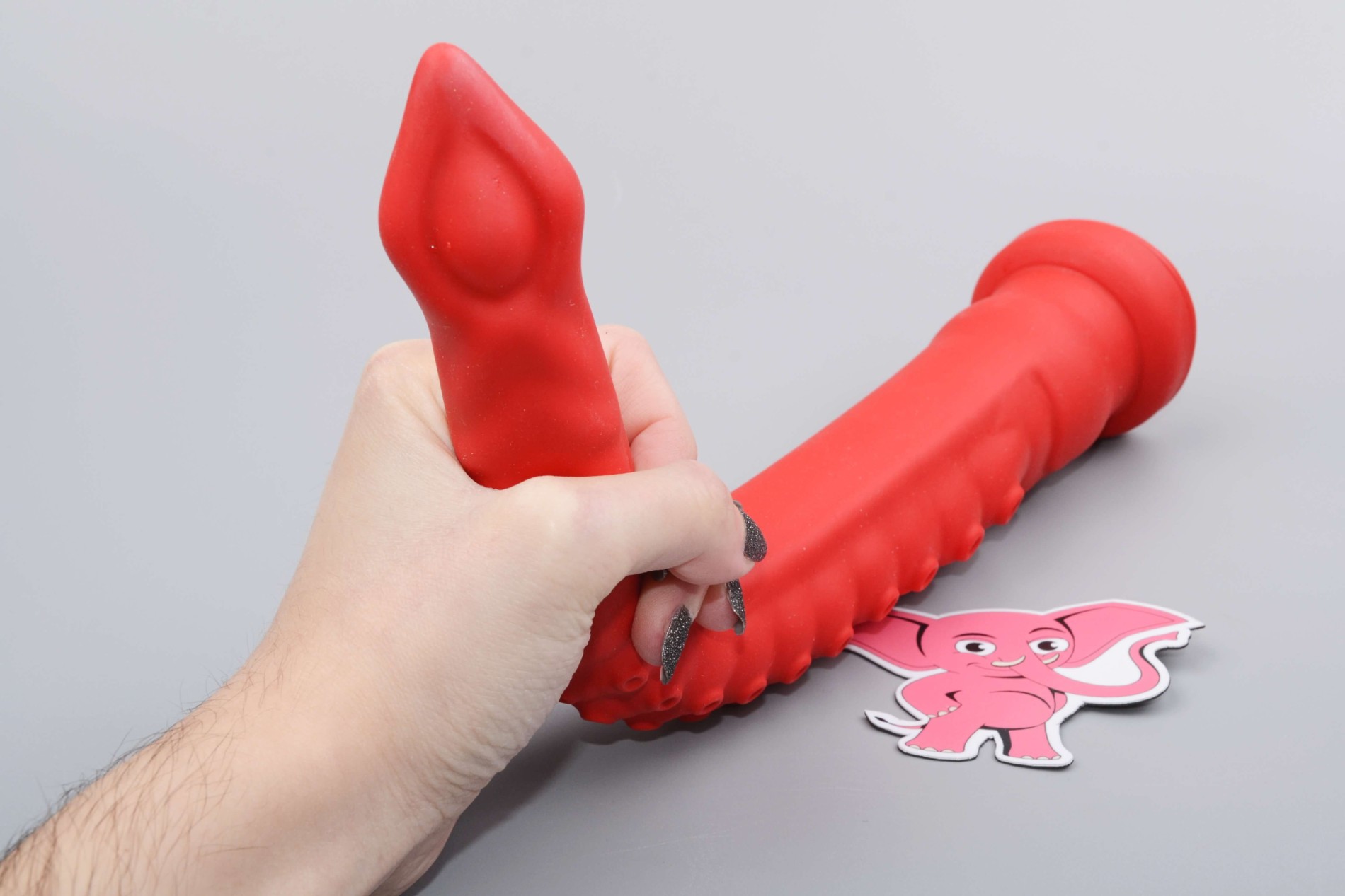 Monster dildo s přísavkou Octopoda (32 cm), ohýbání