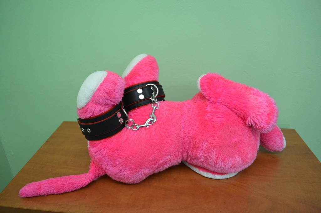 Kožená pouta na NOHY, řetízky navíc