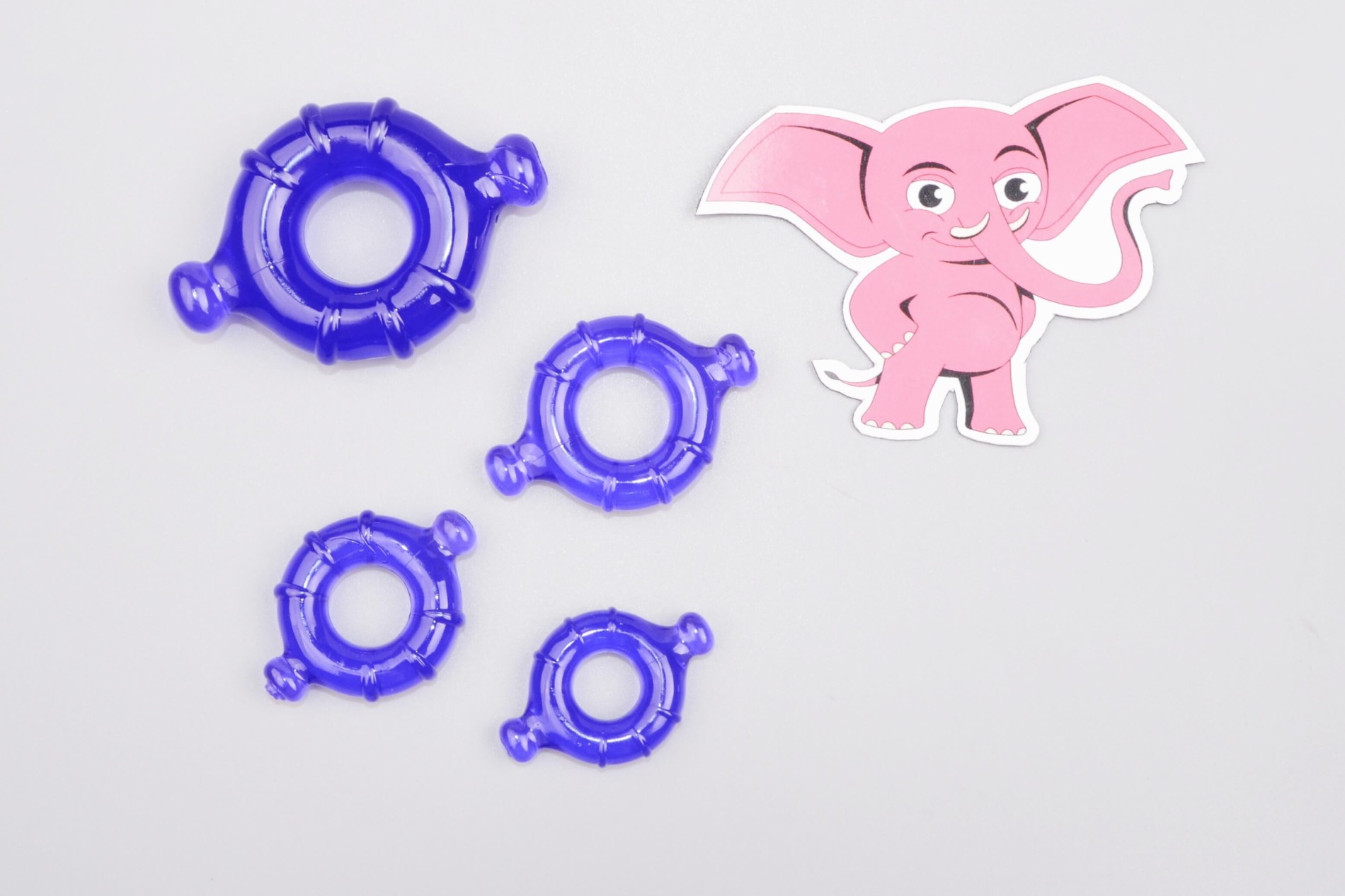 Erekční kroužky Vitality – sada 4 pomůcek