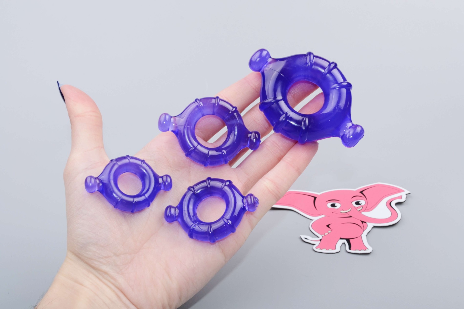 Erekční kroužky Vitality – sada 4 pomůcek