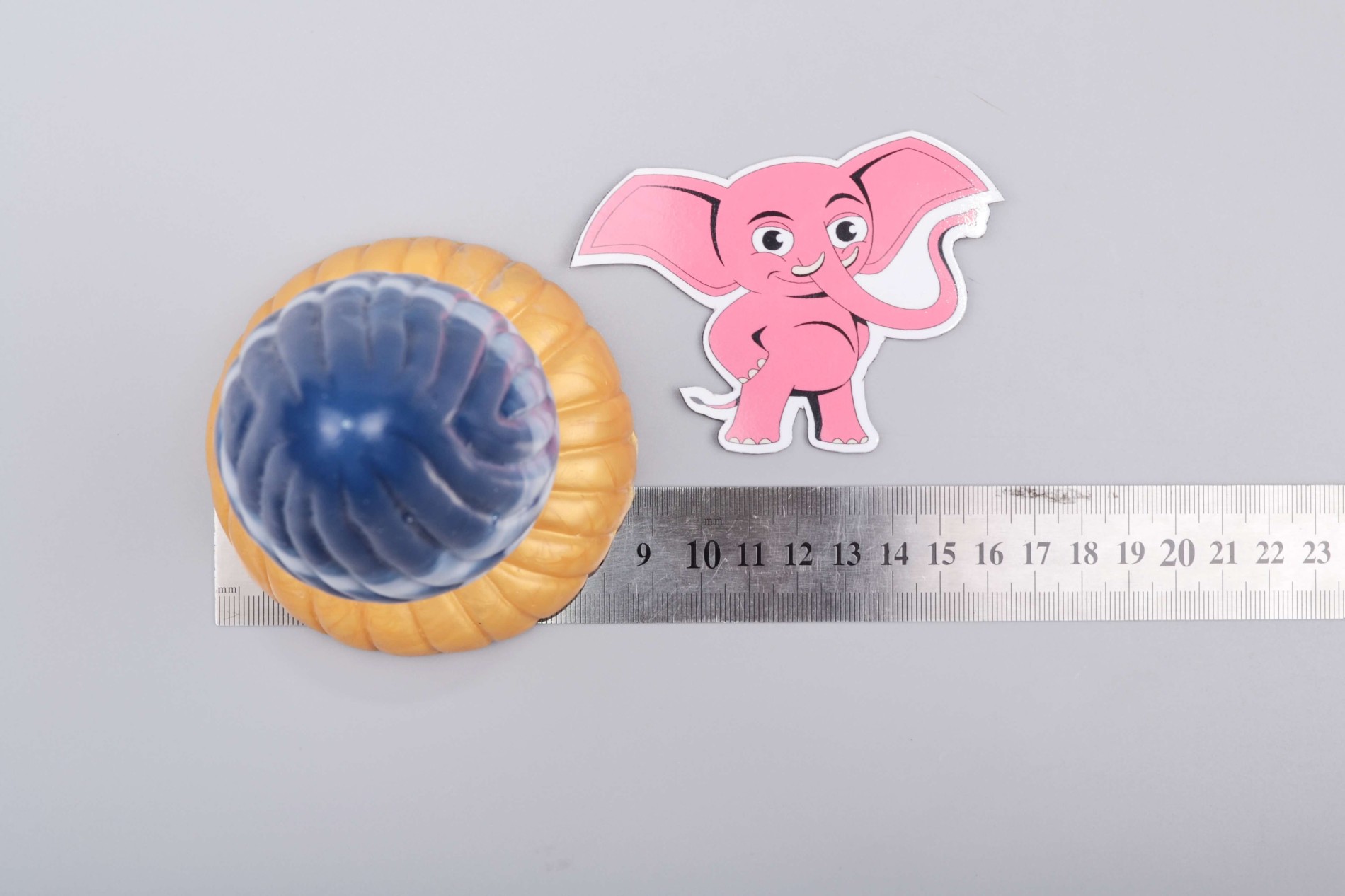 Monster dildo Behemot (17,5 cm), rozměry