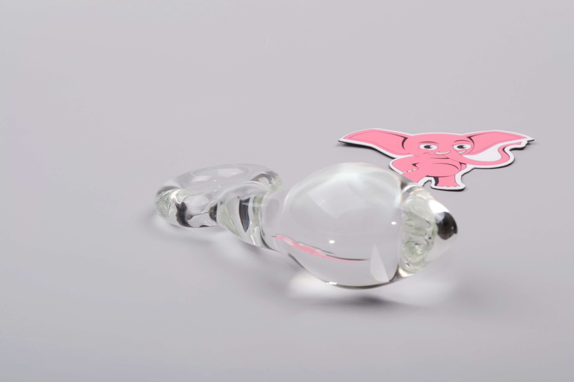Skleněný anální kolík Glass Ring