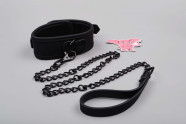 BDSM sada Midnight Temptations, obojek s vodítkem
