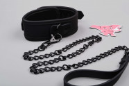 BDSM sada Midnight Temptations, obojek s vodítkem