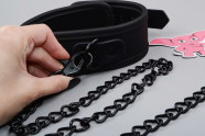 BDSM sada Midnight Temptations, obojek s vodítkem