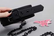 BDSM sada Midnight Temptations, obojek s vodítkem