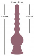 Anální gyro vibrátor Turbo Shaker Anal Lover s dálkovým ovládáním (27,7 cm)