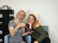 Dildo s přísavkou Purple II (19,5 cm) + dárek ToyCleaner 75 ml