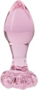 Anální kolík Flower Glass Plug (9 cm)