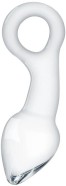 Skleněný anální kolík Glass Ring (14,5 cm)