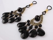 Svorky na bradavky Black Jewel