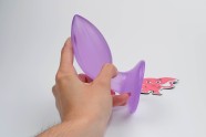 Gelový anální kolík Amethyst Delight
