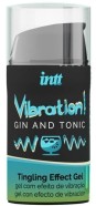 Vibrační gel s příchutí gin a tonic v airless lahvičce 15 ml + krabička