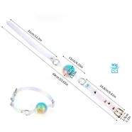 Silikonový roubík Crystal Bloom Gag