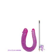 You2Toys Sex Talent gelové dvojité dildo