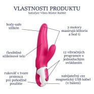 Satisfyer Vibes MISTER RABBIT dvojitý vibrátor