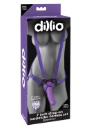 Dillio 6 Inch Strap-on Suspender Harness set dildo a postroj