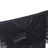 Black sexy lace low waist women panty