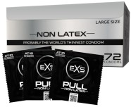 EXS Pull Large – bezlatexové kondomy (72 ks)