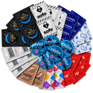 Sada extra lubrikovaných kondomů – Extra Wet Pack (64 ks)