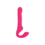 Teazers Strapless Strap On Vibrator - Pink