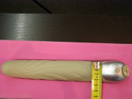Vibrátor silikonový Sutra béžová 23cm