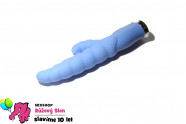 Vibrátor Modrá housenka - silikon