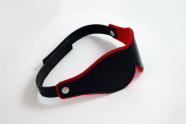 Kožená maska na oči BlackRed