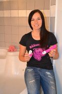 Domča a vibrátor H2O Drop Pink