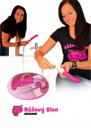 Domča a vibrátor H2O Drop Pink